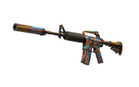 M4A1-S | Leaded Glass (Well-Worn)