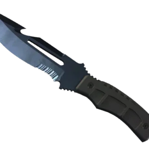 ★ Survival Knife | Blue Steel (Well-Worn)