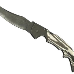 ★ Falchion Knife | Black Laminate (Marcado por Batalla)