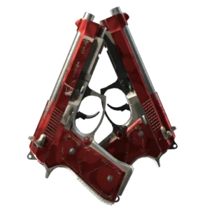 Dual Berettas | Hemoglobin (Field-Tested)