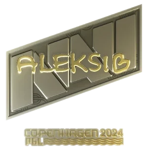 Sticker | Aleksib (Gold) | Copenhagen 2024