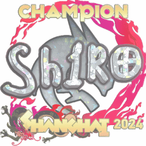 Sticker | sh1ro (Glitter, Champion) | Shanghai 2024