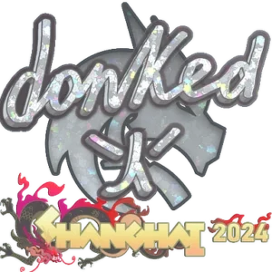 Sticker | donk (Glitter) | Shanghai 2024