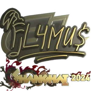 Sticker | FL4MUS (Gold) | Shanghai 2024