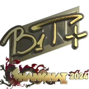 Sticker | b1t (Gold) | Shanghai 2024