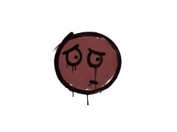 Sealed Graffiti | Worry (Brick Red)