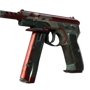 StatTrak™ CZ75-Auto | Red Astor (Segnato dalla battaglia)