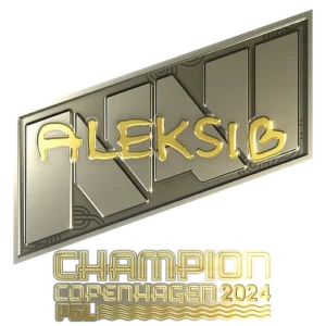 Sticker | Aleksib (Gold, Champion) | Copenhagen 2024