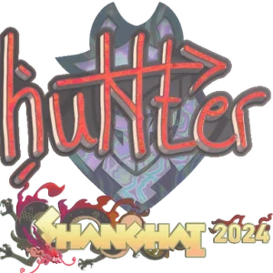 Sticker | huNter- (Holo) | Shanghai 2024