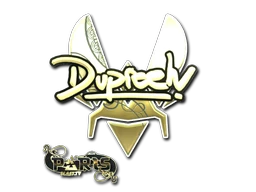 Sticker | dupreeh (Gold) | Paris 2023