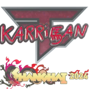 Sticker | karrigan (Glitter) | Shanghai 2024