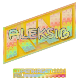 Sticker | Aleksib (Holo) | Copenhagen 2024