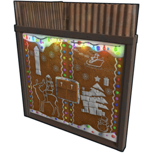 Rust Christmas Double Door