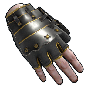 Black Gold Roadsign Gloves