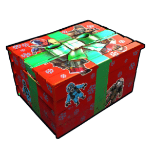 Festive Stickered Storage Box