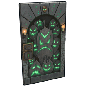 Ghostly Flame Door