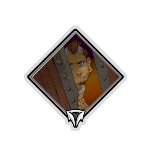 Holo Crownfall Sticker - Blueheart Disciple