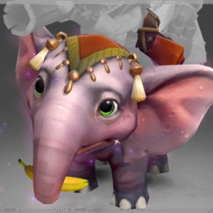 Autographed Pachyderm Powderwagon Elephant