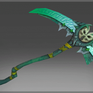 Inscribed Scythe of Twin Deaths
