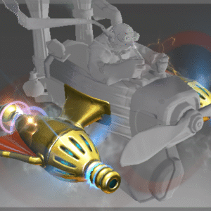 Autographed Golden Atomic Ray Thrusters