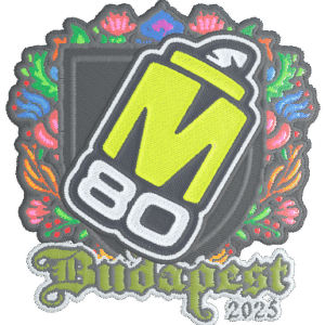 Sticker | M80 (Embroidered) | Budapest 2025