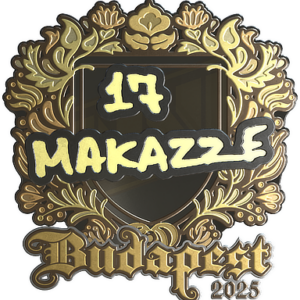 Sticker | makazze (Gold) | Budapest 2025