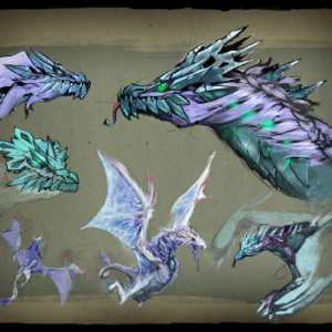 Envisioning Winter Wyvern Loading Screen