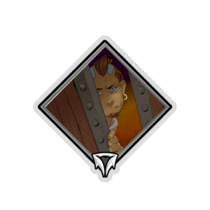 Crownfall Sticker - Blueheart Disciple