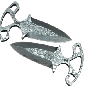 ★ StatTrak™ Shadow Daggers | Damascus Steel (Battle-Scarred)