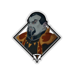 Crownfall Sticker - Baron Porculescu