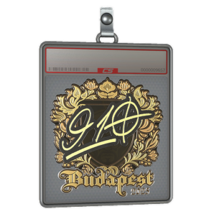 Sticker Slab | 910 (Gold) | Budapest 2025