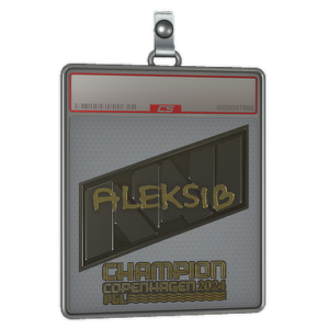 Sticker Slab | Aleksib (Gold, Champion) | Copenhagen 2024